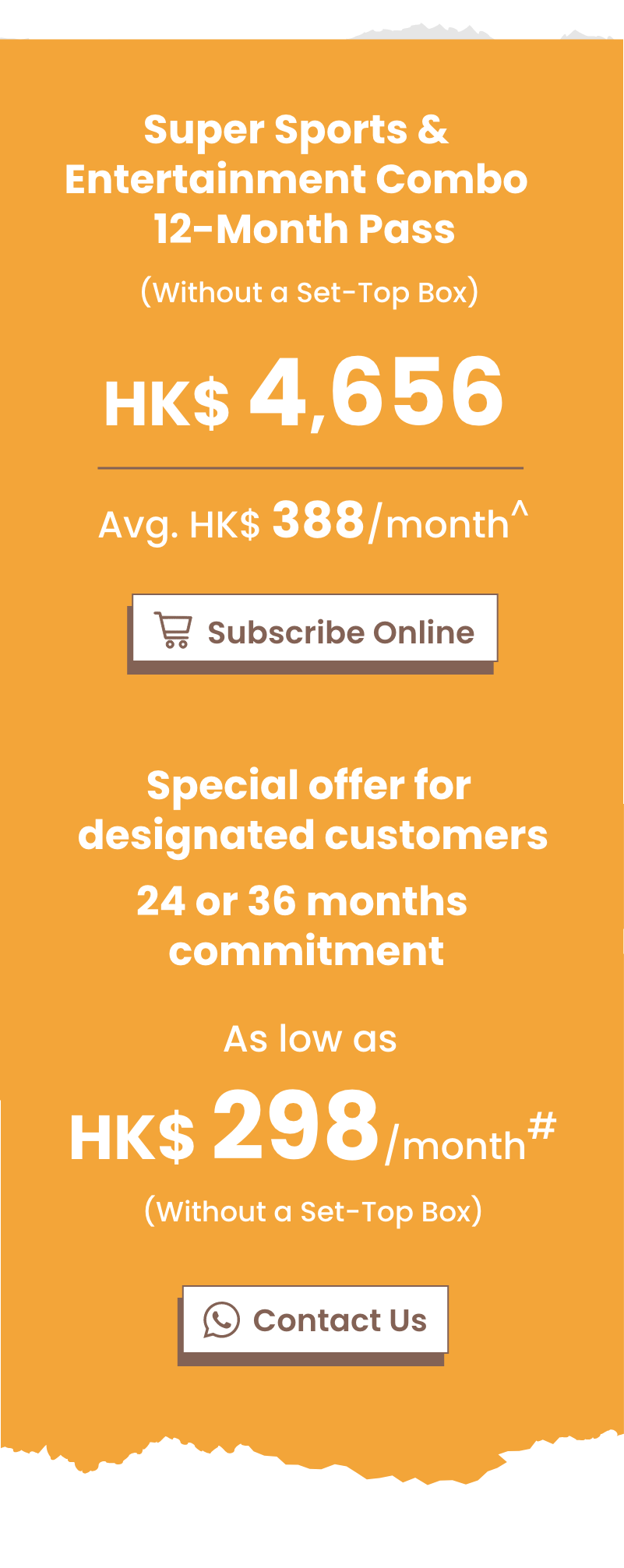 Super Sports & Entertainment Combo 12-Month Pass