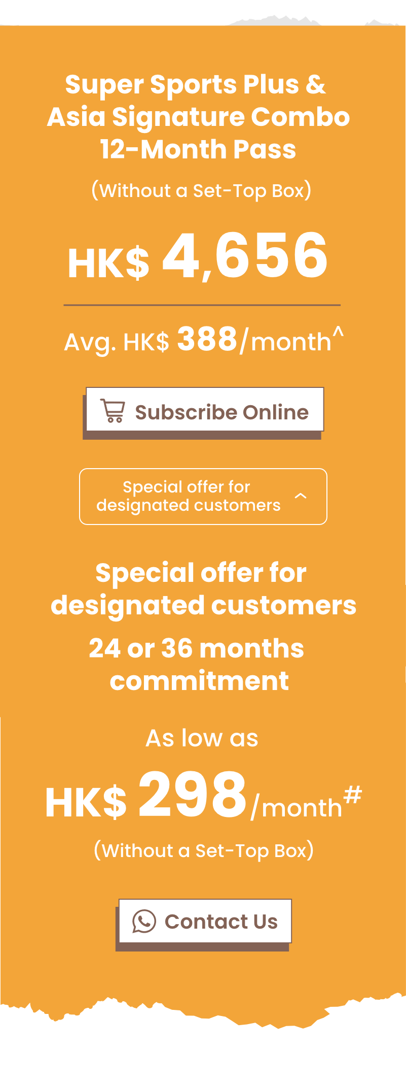 Super Sports Plus & Asia Signature Combo