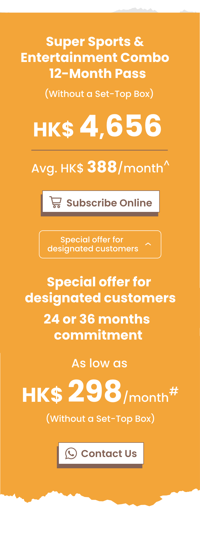 Super Sports & Entertainment Combo 12-Month Pass