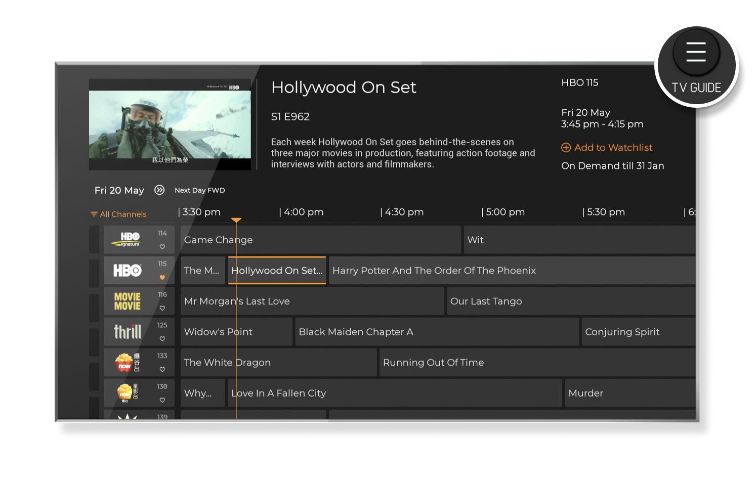 Download TV Guide for Windows Phone