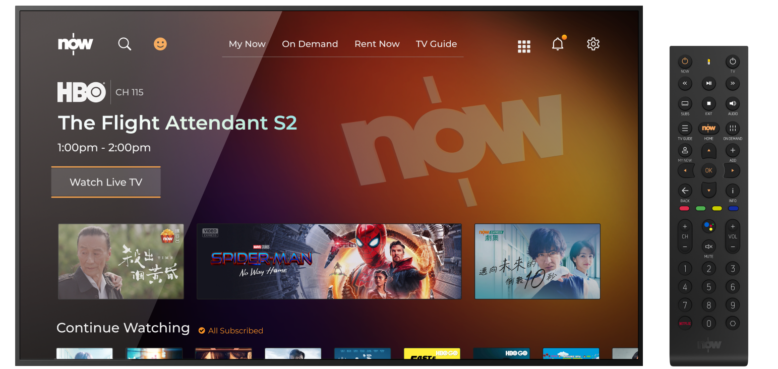 Using The Interface Now TV