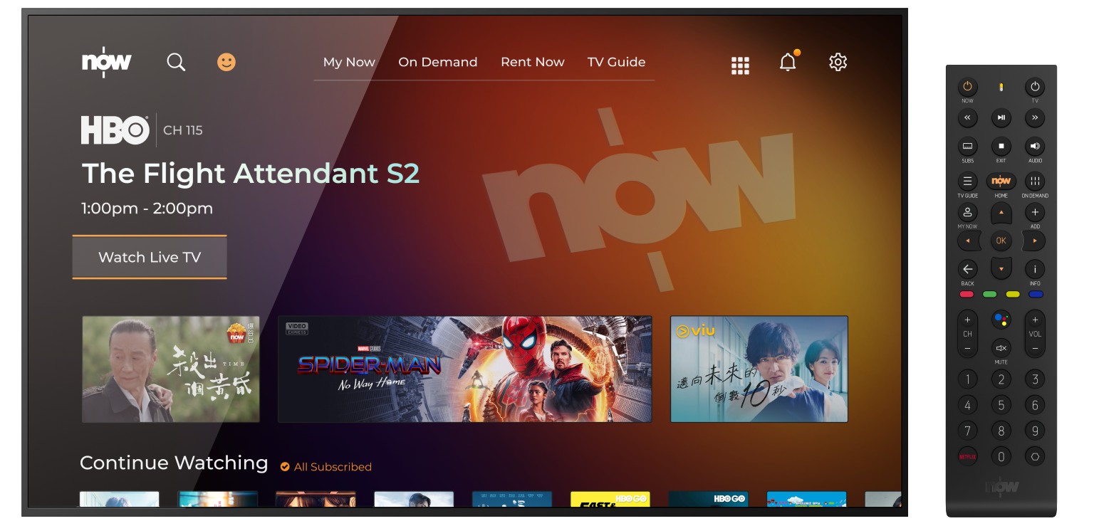 Now TV from SKY User Interface Guide 