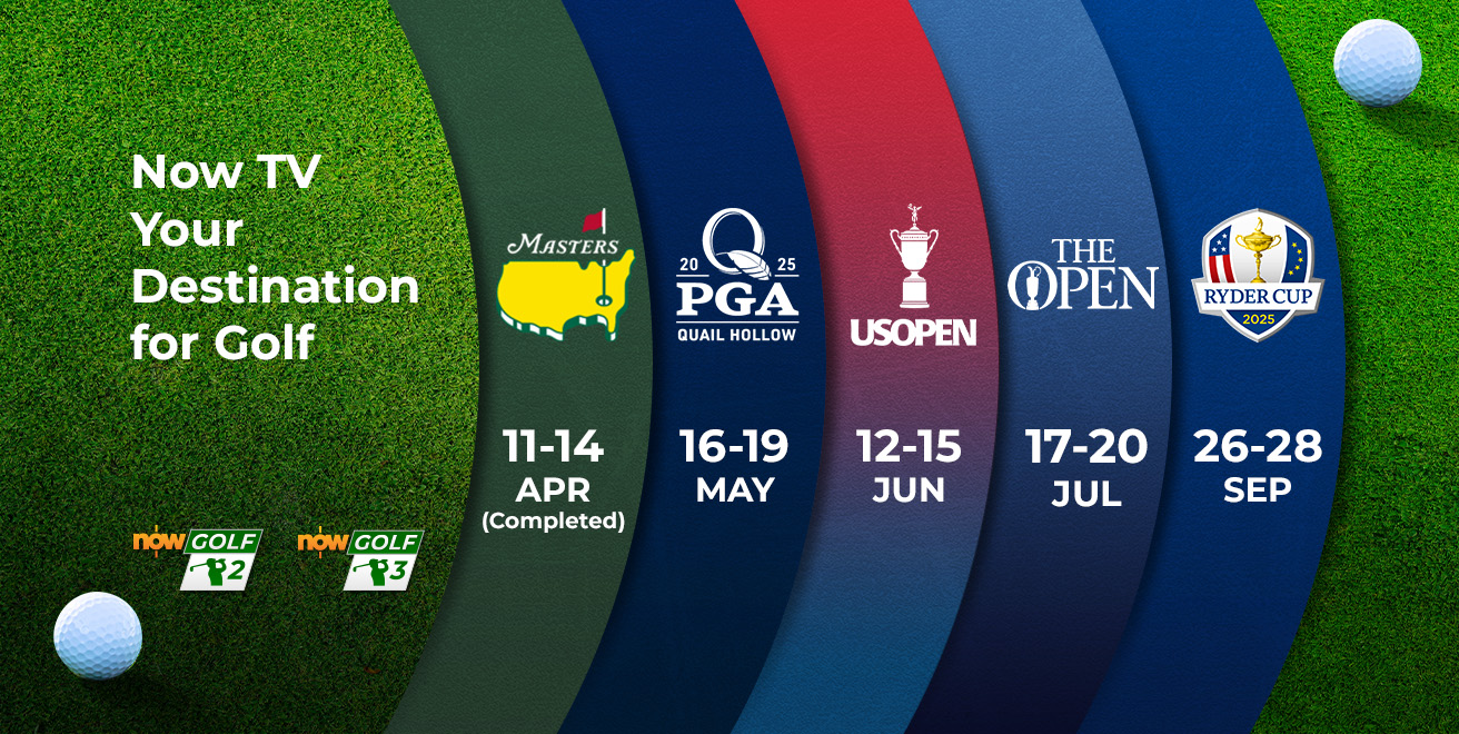 Now TV - Your Destination for Golf
